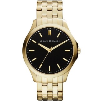 Mann Uhr Armani Exchange Hampton ultradünnes Gold