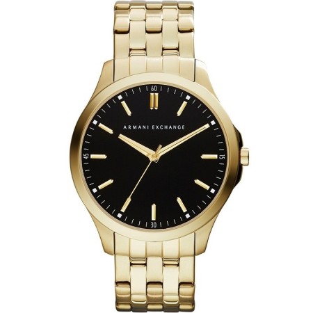 Man watch Armani Exchange Hampton ultrathin gold