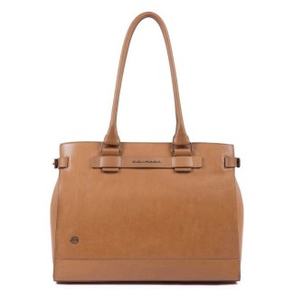 Piquadro Cube woman leather shopping bag - BD4477W88 / CU